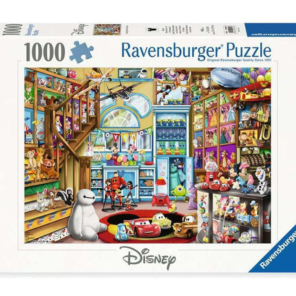Ravensburger Disney Pixar Toy Store 1000 Piece Jigsaw Puzzle, Adult Puzzle with Disney and Pixar Characters, 70 x 50 cm, Ages 12 Years and Up