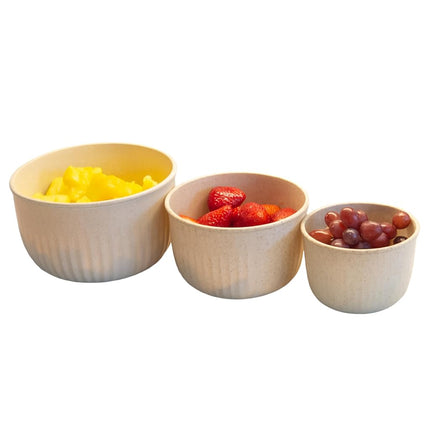 Classic Cuisine Set of 3 Bowls with Lids - Microwa