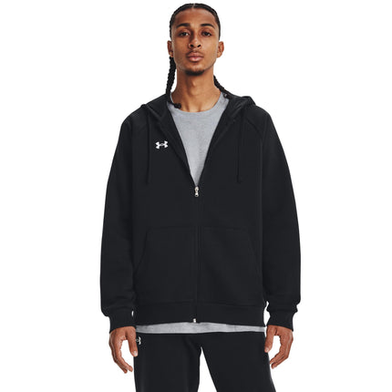 Under Armour Men's Rival Fleece Fz Hoodie, (001) B
