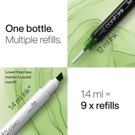 Copic Ciao Coloured Marker Pen - (BG-000) Pale Aqua, For Art & Crafts, Colouring, Graphics, Highlighter, Design, Anime, Professional & Beginners, Art Supplies & Colouring Books