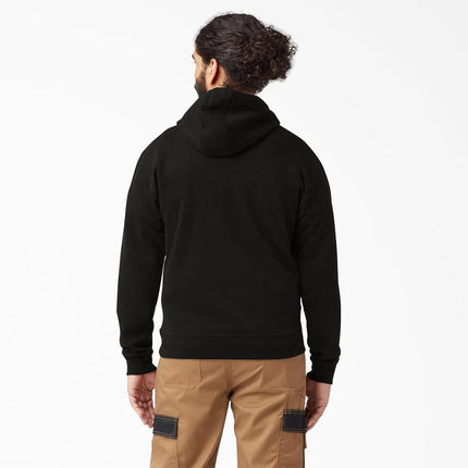Dickies, Hombre, SUDADERA CON CAPUCHA DE FELPA PESO MEDIO, NEGRO, 3XL