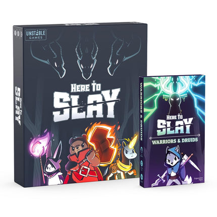 TeeTurtle Here to Slay Warriors & Druids Expansion Pack - Designed to be Added to Your Here to Slay Base Game 5193-UU-ExP1
