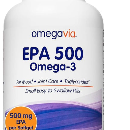OmegaVia EPA 500. Pharmaceutical Grade EPA Omega-3