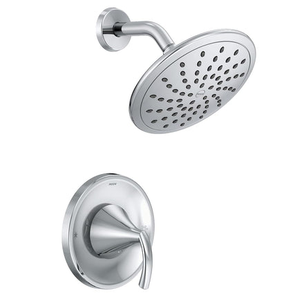 Moen Kit de finition T2842EP, système de douche seulement Glyde avec pomme de douche sans valve, chrome