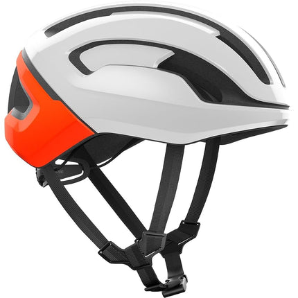 POC Omne Air MIPS Unisex Adult Cycling Helmet, Hydrogen White/Fluorescent Orange, S