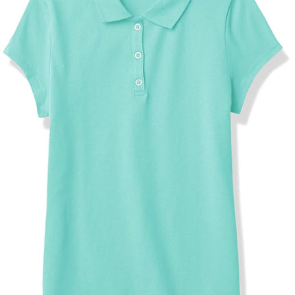 The Children's Place Baby Girls Short Sleeve Polo, Seafrost, X-Small