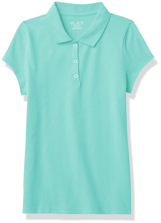 The Children's Place Girls' Uniform Pique Polo, Se