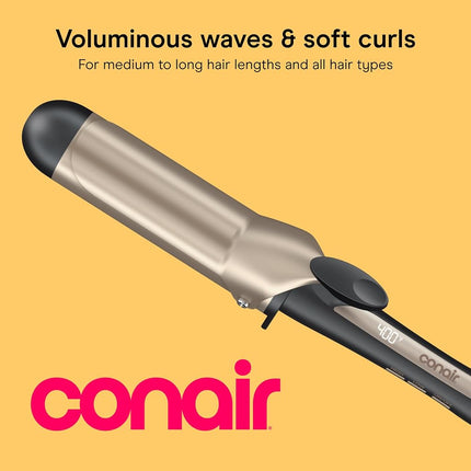 INFINITIPRO BY CONAIR 1 3/4-inch Curling Iron, 1 3/4 inch barrel produces voluminous curls – for use on medium and long hair, CD1009