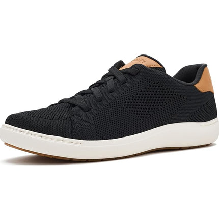 Clarks Women's Nalle Walk Sneaker, Black Knit, 11 