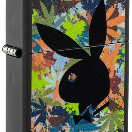 Zippo Playboy Rabbit Head Silhouette Black Matte P