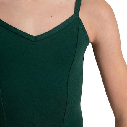 Capezio Girls' Classics Princess Camisole Leotard - Green - L