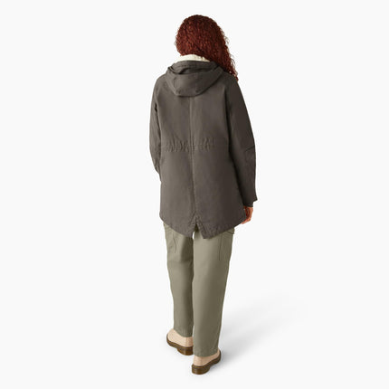 Dickies Parka de Pato para Mujer, Verde Musgo, X-Small