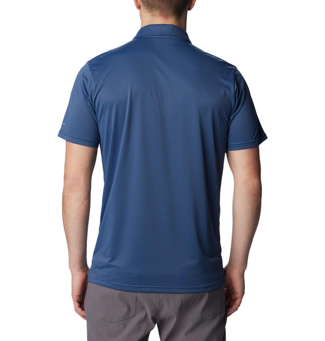 Polo de Senderismo Columbia para Hombre, Dark Mountain, X-Small