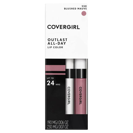 CoverGirl Outlast All Day Lipcolor - 550 Blushed Mauve for Women 0.13 oz Lip Color
