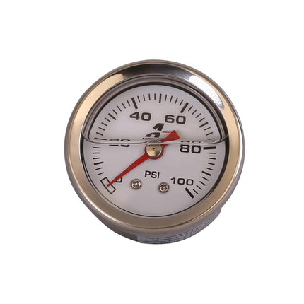 Manomètre de pression de carburant Aeromotive 15633 - 0 à 100 psi
