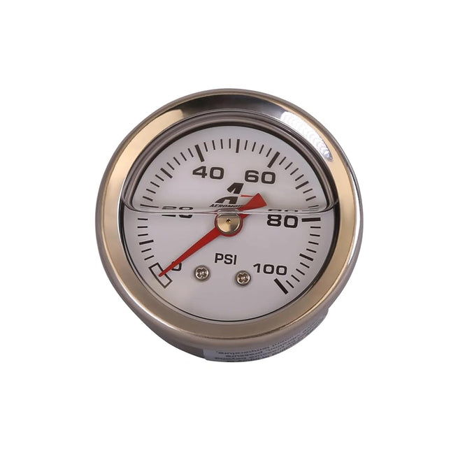 Aeromotive 15633 Fuel Pressure Gauge - 0 to 100 psi