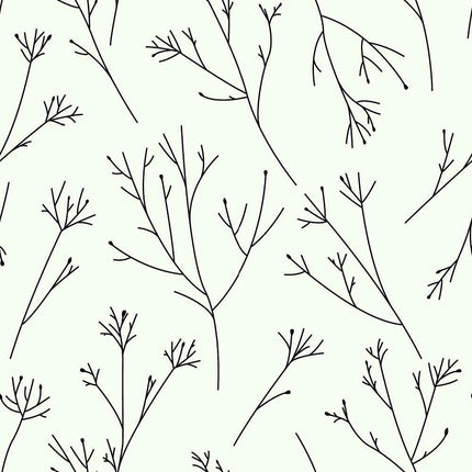 RoomMates RMK11675WP Twigs RMK1167, Black and White