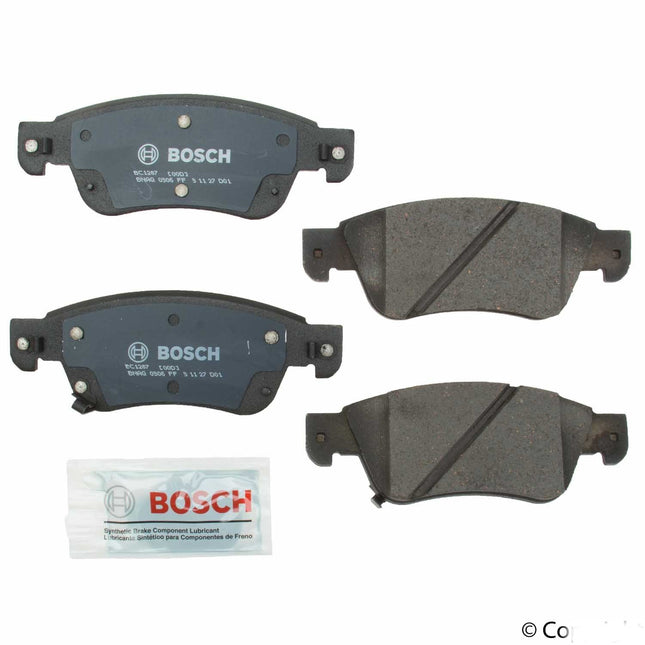 BOSCH BC1287 QuietCast Premium Ceramic Disc Brake Pad Set - Compatible with Select Infiniti G35, G37, Q60; FRONT