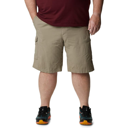 Columbia Men’s Hiking Cargo Shorts, SILVER RIDGE CARGO SHORT, Nylon, Tusk, Size: 36, AM4084