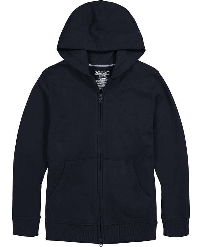 Nautica Boys' Long Sleeve Sensory-Friendly Fleece 