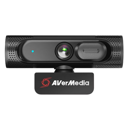 AVerMedia Live Streamer CAM 315, Webcam, 1080p/60fps Recording, Microphones, Fixed Focus, Wide Adjustable Field of View, Works with Skype, Zoom, Teams - Black