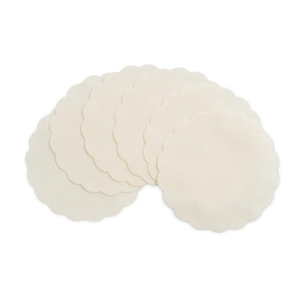 Disposable Cream Paper Coasters for Drinks, 3.5 In