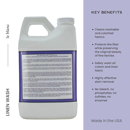 Le Blanc Lavender Linen Wash - 64 FL. OZ, One Pack