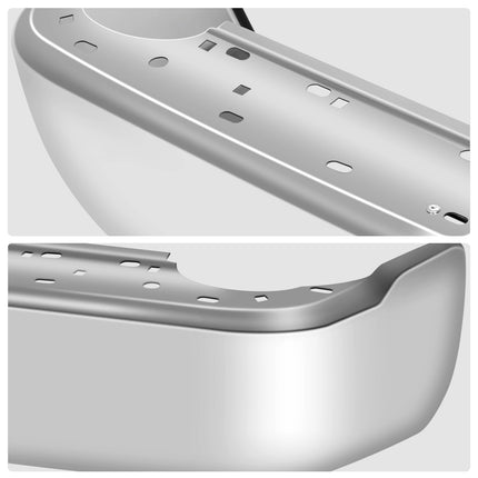 DNA MOTORING Rear Bumper Bar Compatible With Ram 2500/3500 2013-2018, Without Park Assist, CH1102378, Chrome, BUMP-R-DR13-FB-01-CH