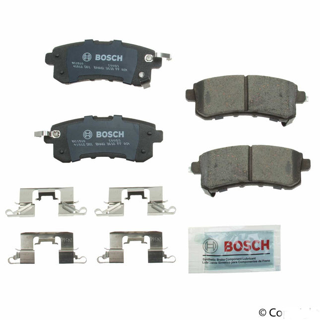 BOSCH BC1510 QuietCast Premium Ceramic Disc Brake Pad Set - Compatible with Select Infiniti QX56, QX80; Nissan Armada; REAR