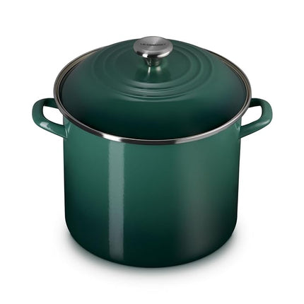 Le Creuset Enamel on Steel Traditional Stockpot, 12 qt., Artichaut with Stainless Steel Knob