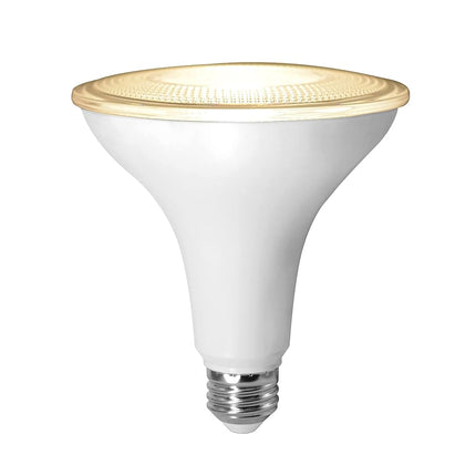 Bombilla LED Sylvania PAR38 de anochecer a amanecer con sensor de luz de encendido/apagado automático, 120W=14W, 1250 lúmenes, 3000K, blanco brillante - Paquete de 4 (41279)