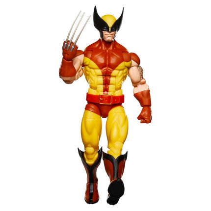 Marvel Legends Series Wolverine, X-Men Retro Marvel Comics Secret Wars Collectible 6 Inch Action Figure, Yellow and Blue