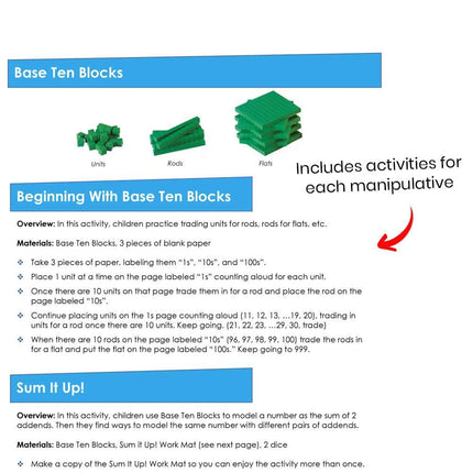 Learning Resources Take Manipulatives Ages 5-7 Key Stage 1 Educational Maths Kit for Learning at Home