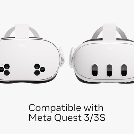 Meta Quest Compact Carrying Case — Works with Meta Quest 3/3S — Refreshed Compact Design — Fits Quest 3/3S, Touch Plus Controller, Active Straps, Charging Cable, and Adapter