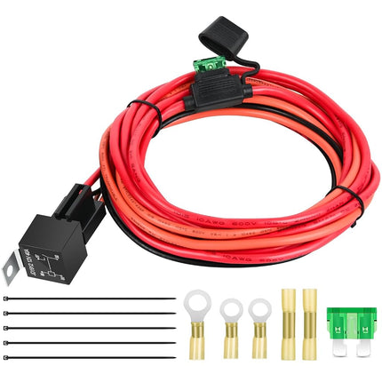Nilight Electric Fuel Pump Relay Kit Wiring Harnes