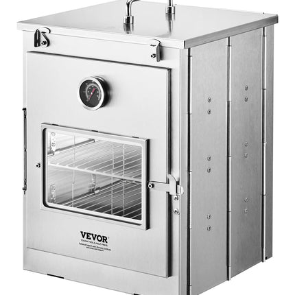 VEVOR Foldable Camping Oven, Stainless Steel Porta