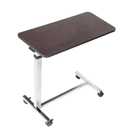 Drive Medical Non Tilt Top Overbed Table, Chrome