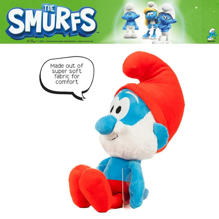 Franco The Smurfs Papa Smurf Bedding Super Soft Cozy Cuddle Pillow Buddy, (Officially Licensed Product)