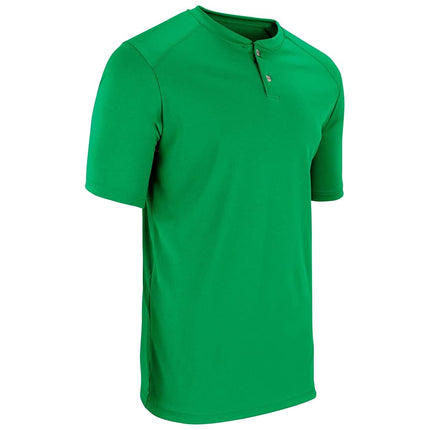 Maillot de baseball/softball léger CHAMPRO Turn Two pour garçons Vert Kelly