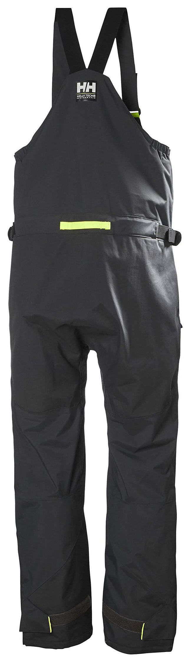 Helly-Hansen Womens Salt Coastal Bib Waterproof Windproof Breathable Sailing Bib, 980 Ebony, X-Large