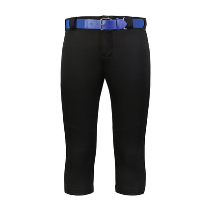 Russell Athletic Girls Deck Softball Knicker Pants, Black, S