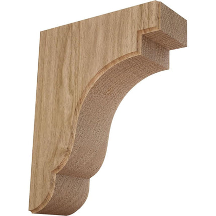 Ekena BKTW04X09X11BERO 3 W x 8 1/2" D x 11" H Bedford Bracket, Red Oak