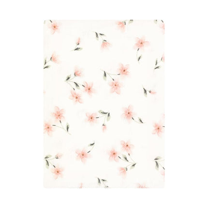 Lot de lingettes en flanelle de coton pour bébé unisexe Hudson Baby, motif floral rose délicat, taille unique