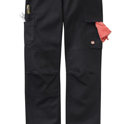 Pantalón de trabajo Red Kap para hombre, negro, 48W x 32L
