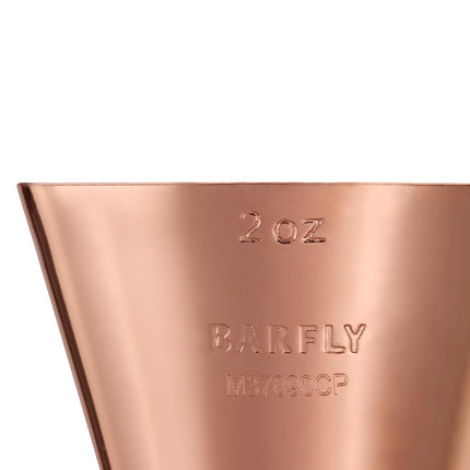 Barfly Drink Jigger, 1 oz x 2 oz Slim Style, Copper