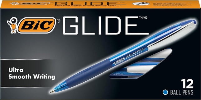 Atlantis Retractable Ball Pen - Blue Ink, Medium(s