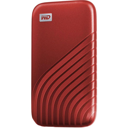 WD My Passport SSD, 2TB Portable External SSD, read speeds up to 1050 MB/s, write speeds up to 1000MB/s, Portable SSD, Works with PC, Xbox and Playstation, Red