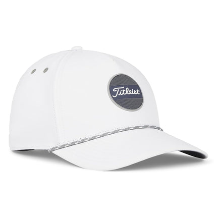 Titleist Boardwalk Rope Golf Hat Baseball Cap, Black/White, Men's One Size