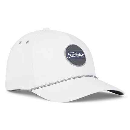 Titleist Boardwalk Rope Golf Hat Baseball Cap, Black/White, Men's One Size