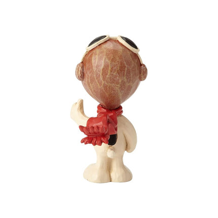 Enesco Jim Shore Peanuts Snoopy Flying Ace Miniature Figurine, 3 Inch, Multicolor